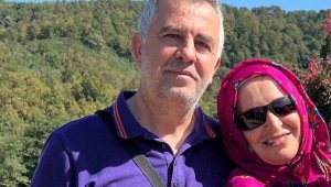 Selde ölen öğretmen çift, yan yana toprağa verildi