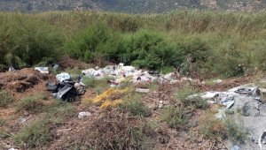 Söke'nin sulak alanlarına moloz tehdidi