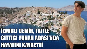 Tatil yaptığı Simi Adası'nda denizde kalp krizi geçirdi