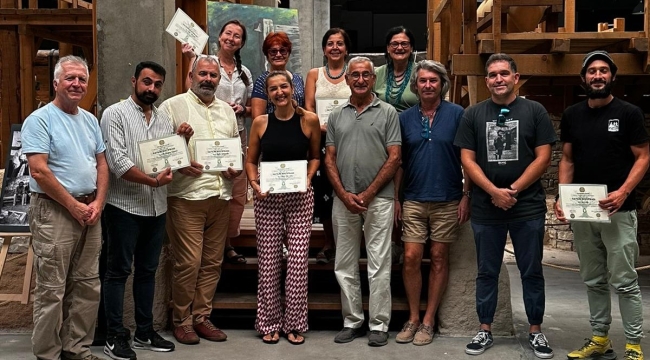 Urla Köstem Zeytinyağı Müzesi'nde eğitimler devam ediyor