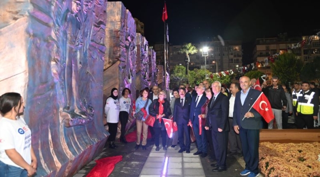 100. Yıl Uğur Mumcu Parkı ve 100. Yılı Anıt Rölyefi açıldı