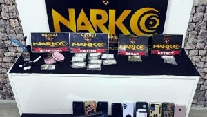 Aydın'da uyuşturucu partisi yapılan eve operasyon; 12 gözaltı