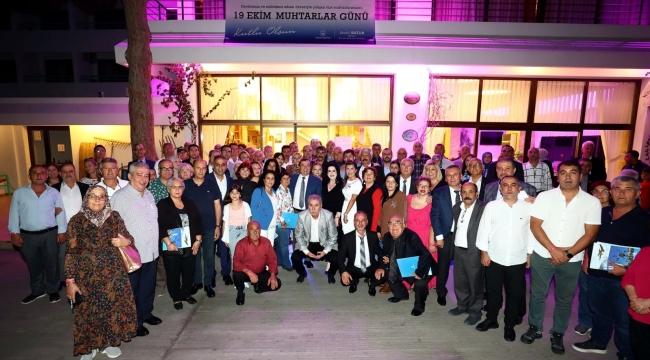 Başkan Batur: Muhtarlarımızla birlikte omuz omuza çalışıyoruz