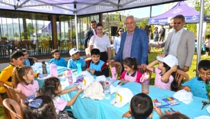 Başkan Selvitopu, can dostlar için çocuklarla bir araya geldi