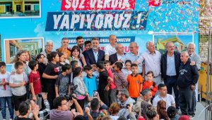 Bayraklı'nın 5'inci anaokulu için temel atıldı