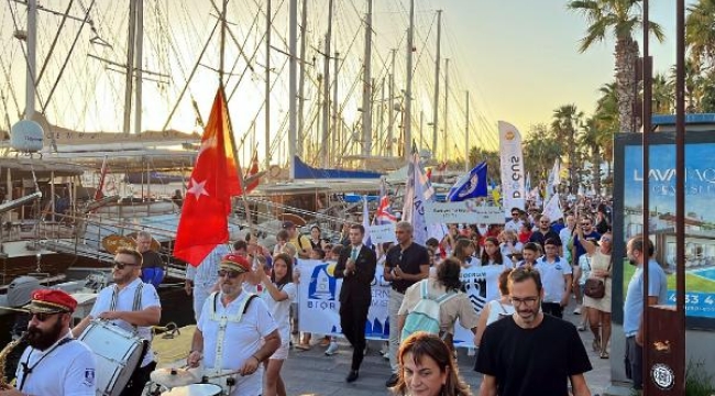 Bodrum'da BIOR yarışları renkli kortej yürüyüşüyle başladı