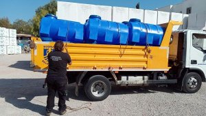 Bodrum'da su yok, halka su deposu dağıtıldı