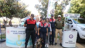 Buz adı adlı bomba köpeği, yangın tespit köpeği 'Şimşek'e ilgi