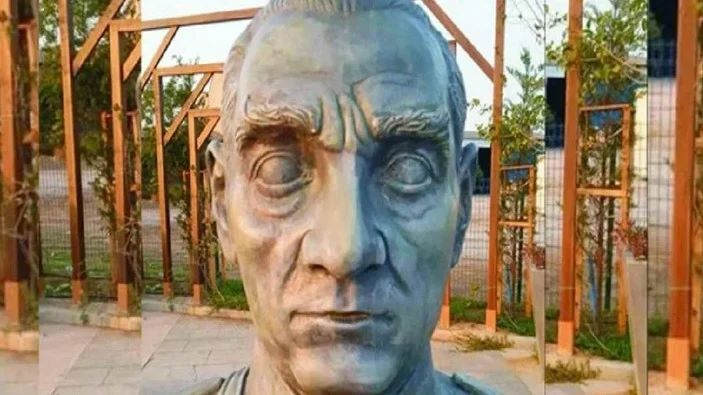Bu ne biçim Atatürk heykeli?