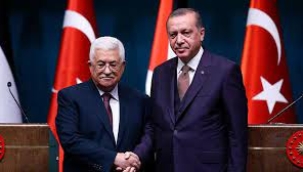 Cumhurbaşkanı Erdoğan, Filistin Devlet Başkanı Mahmud Abbas ile görüştü