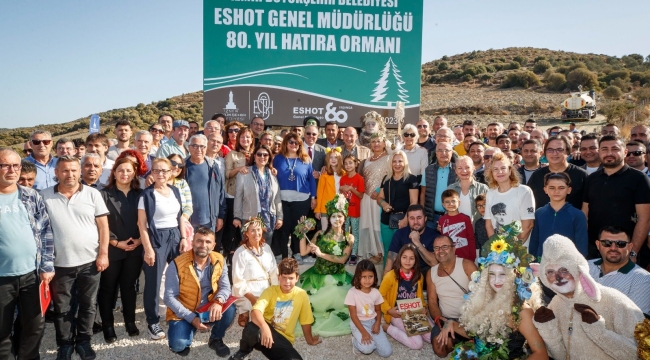 Cumhuriyetin 100'üncü yılında İzmir'e ESHOT Ormanı kuruluyor