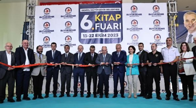 Denizli Büyükşehir Belediyesi 6'ncı Kitap Fuarı açıldı