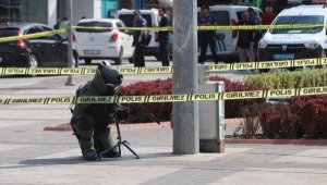 Destici'nin Denizli ziyaretinde 'şüpheli sefer tası' fünyeyle patladıldı