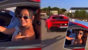 Ferrari ile emniyete gitti, aracına el konuldu