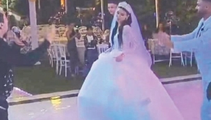 Gelinliğiyle acil servise geldi, yoğun bakımda