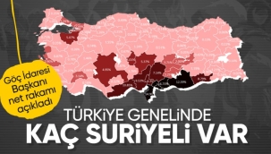 İşte Suriyeli haritası