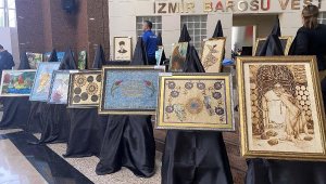 İzmir Adliyesi'nde el sanatları sergisi