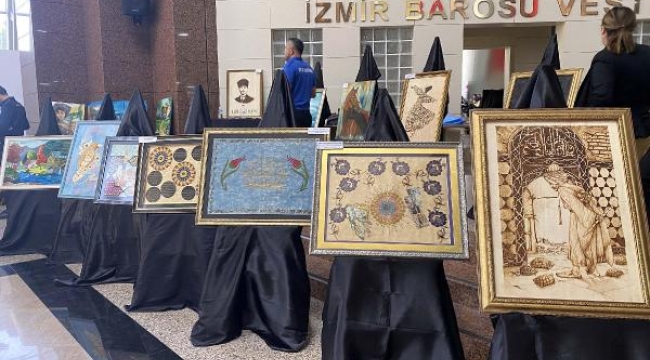 İzmir Adliyesi'nde el sanatları sergisi