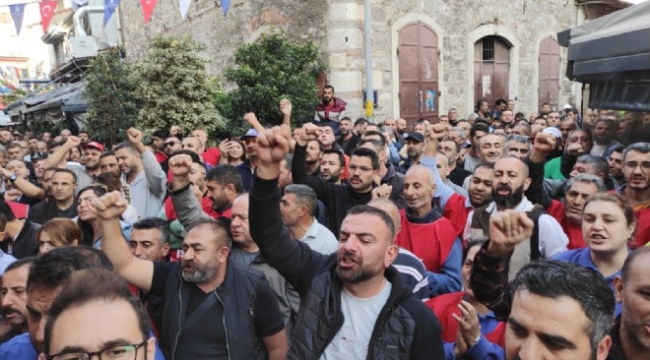 İzmir Büyükşehir'de işçiler ayaklandı