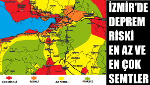 İzmir'in depreme dayanıklı ilçeleri hangileri?
