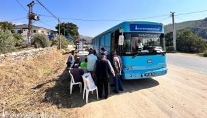 İzmir'in Giyim Otobüsü Kiraz, Beydağ ve Tire yollarında