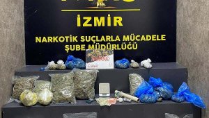 İzmir'de 12 kilo esrar ele geçirildi