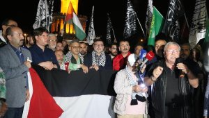 İzmir'de İsrail protestosu