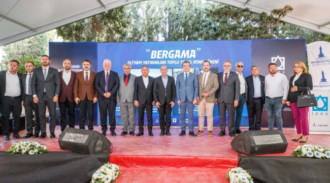 İZSU'dan Bergama'ya 103 milyon liralık içme ve atık su hattı