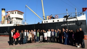 Karabağlarlı muhtarlar Cumhuriyetin 100. yılında Samsun'da