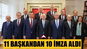 Kılıçdaroğlu'na 10 başkan imza verdi, biri vermedi