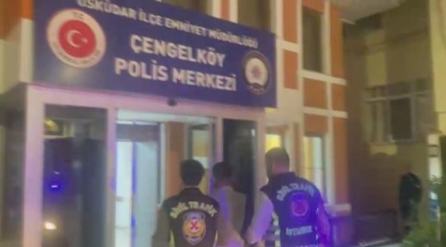 Köprüde dehşet yaşatan o maganda, denetimde yakalandı