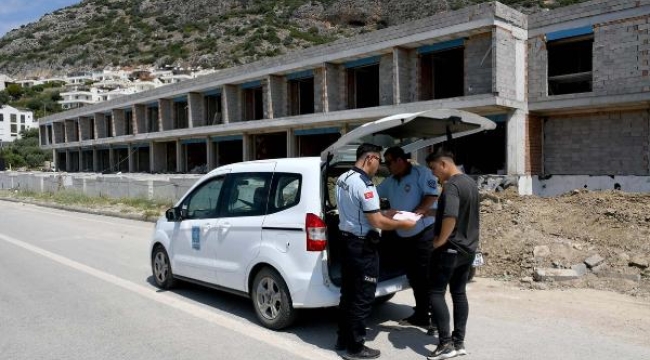 Kuşadası'nda 'inşaat' yapanlara ceza yağdı