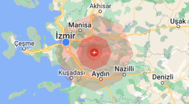 İzmir'de panik yaratan deprem