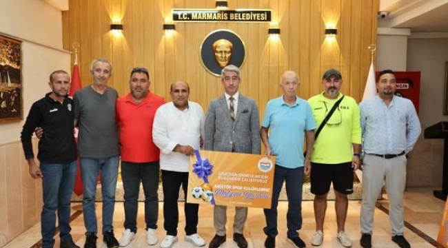 Marmaris Belediyesi'nden kulüplere destek