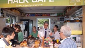 Marmaris'te Halk Büfe açıldı
