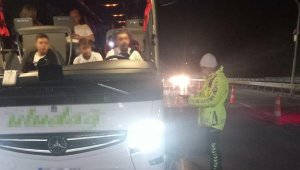 Otobüsler denetlendi; 50 sürücüye ceza kesildi