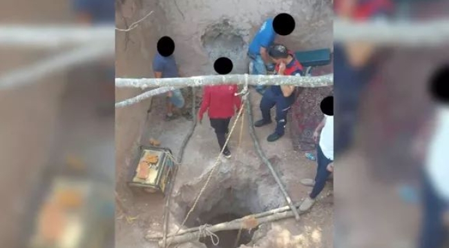 Patlayıcıyla define arayanlara İHA'lı baskın