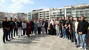 Rektör Hotar, Dokuz Eylül Üniversitesi'nin Filistinli öğrencileriyle buluştu