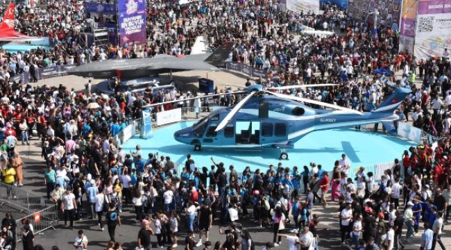 TEKNOFEST İzmir'de, 1.1 milyon ziyaretçi ağırlandı