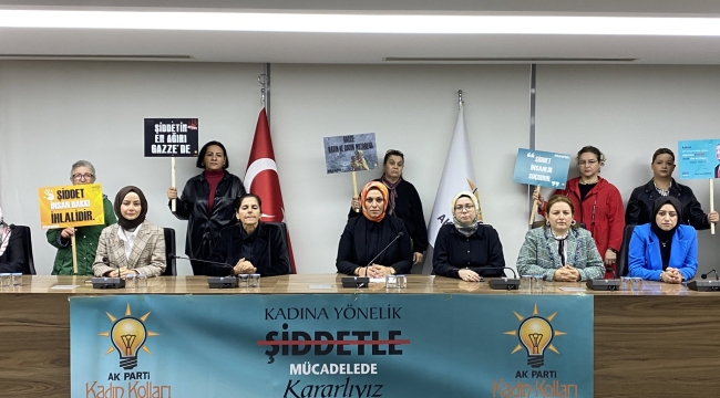 AK Partili kadınlardan 25 Kasım mesajı