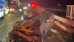 Balıkesir'de zincirleme kaza; 1 ölü, 5 yaralı