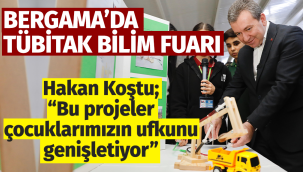 Bergama'da TÜBİTAK Bilim Fuarı'nın üçüncüsü gerçekleştiriliyor