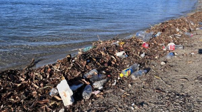 Bodrum'da sağanak sonrası sahillerde kirlilik