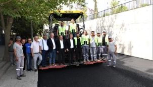 Bornova'da 2 yılda 72 kilometrelik asfalt serimi ve yaması yapıldı