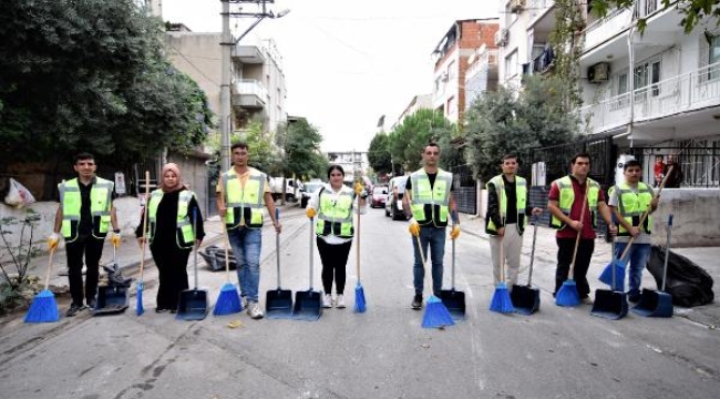 Bornova'da 'Süpürgeci ekibi' kuruldu