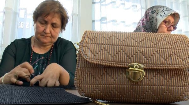 Engelli kaldı, kanseri yendi; tek eli ile çanta üretip satıyor