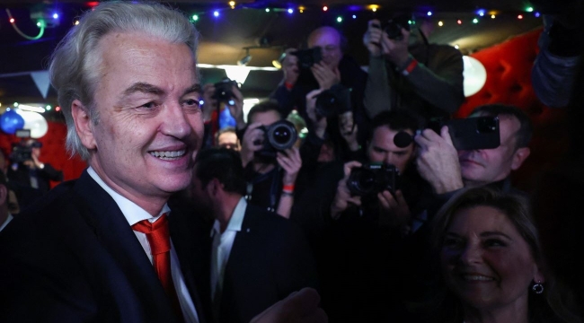 Hollanda'da genel seçimi aşırı sağcı Geert Wilders'in partisi kazandı