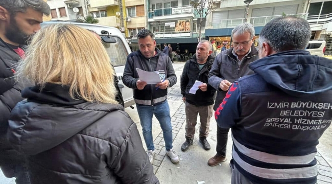 İzmir'de yaşanan afet sonrası mağdurlara yardım eli