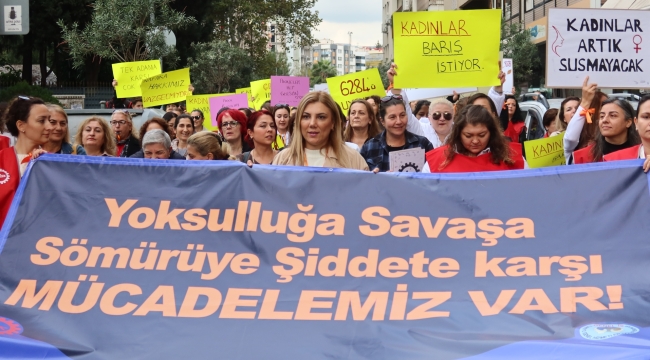 Kadınlar Bornova'dan ses yükseltti