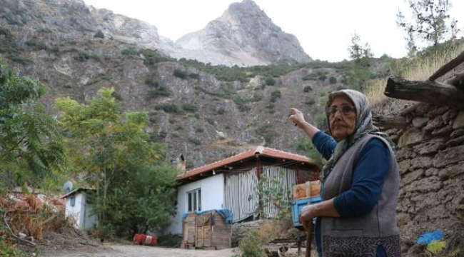 Mahalleliden taş ocağı tepkisi! Deprem gibi